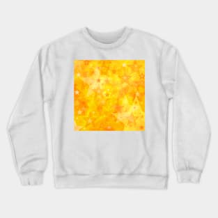 Gold Star Power Pattern Crewneck Sweatshirt